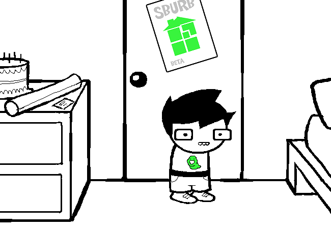 Homestuck panel